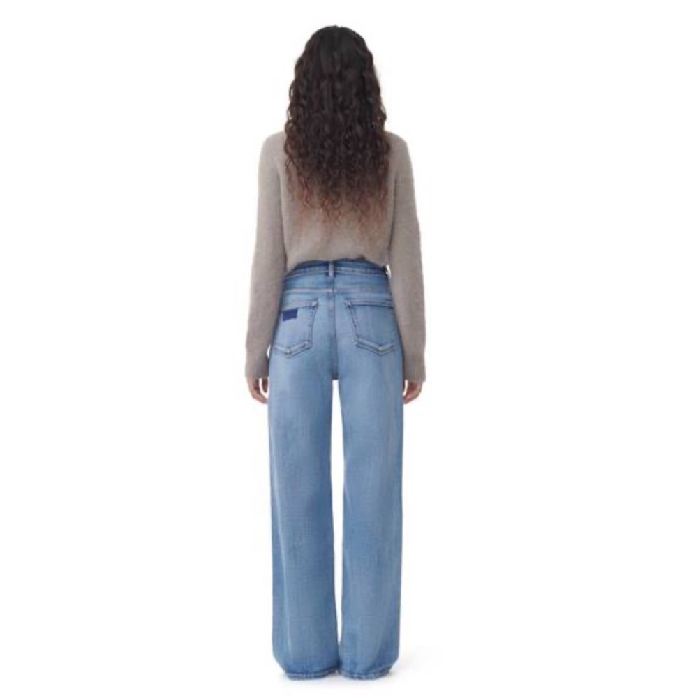 GANNI stretch andi jeans in mid blue vintage - Picture 2 of 10